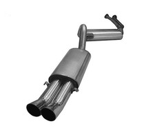 FOX Edelstahl Sportanlage ab Kat 2x76 DTM Audi 80 und 90 Typ 89 2.0 16V 2.3l 20V