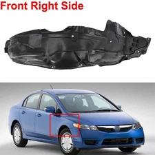 Front Right Side Fender Liner For 2006-2011 Honda Civic Sedan OEM# HO1251107