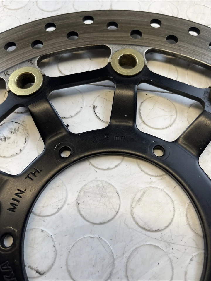 Rotor de disco de freno delantero izquierdo Honda CBR600RRR 2007-2011 OEM Foto 4 de 4