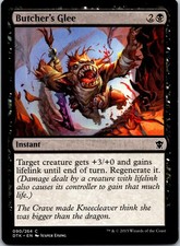 Magic: The Gathering Instant Butcher's Glee Butcher's Glee Common Regular