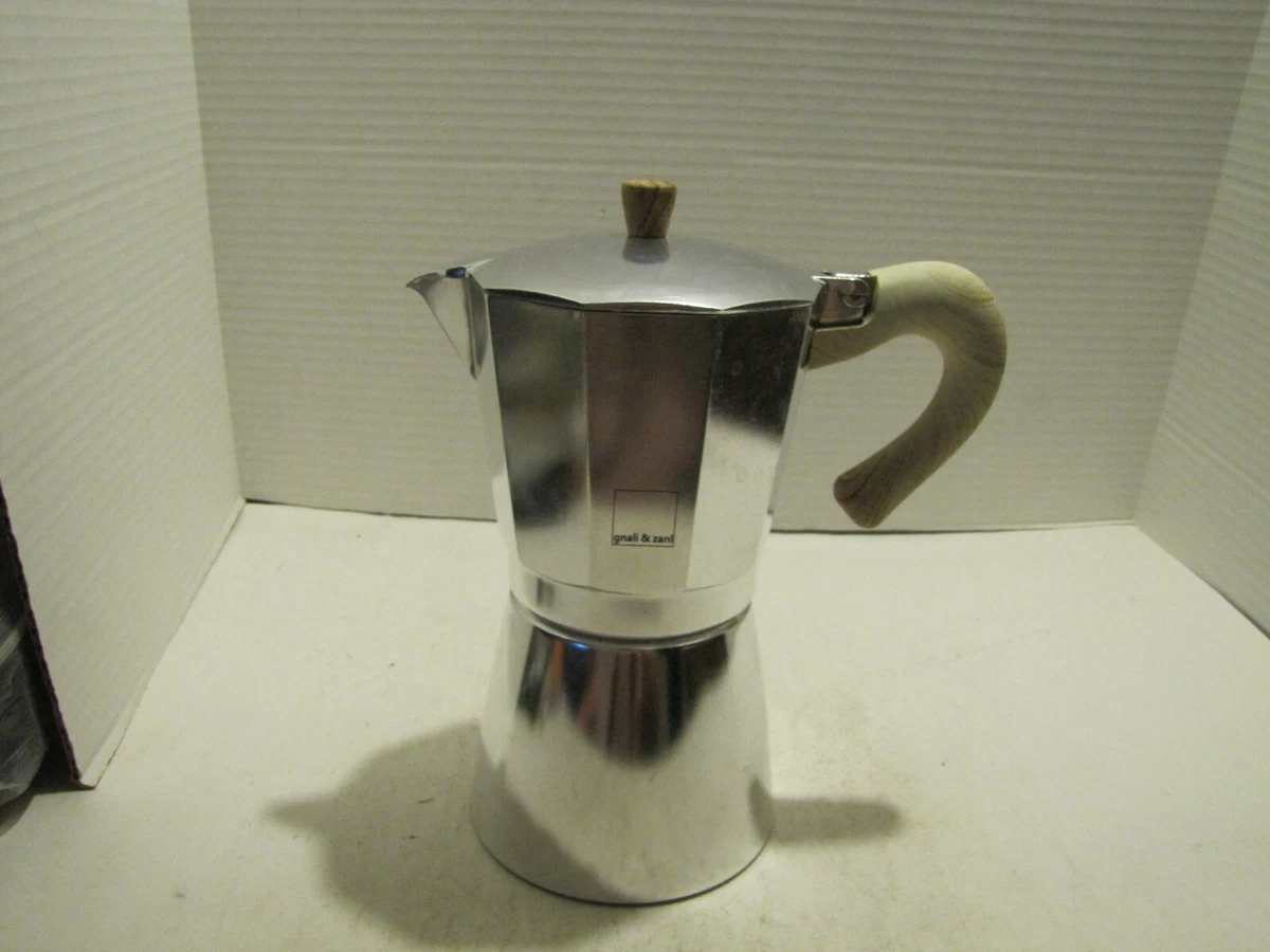 GNALI & ZANI ITALIAN STOVE TOP COFFEE MAKER ESPRESSO MOKA POT USED CLEAN |  eBay