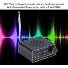 Radio FullBand Receiver DSP FM AM SSB Si4732 Portable Rechargeable With Antenna