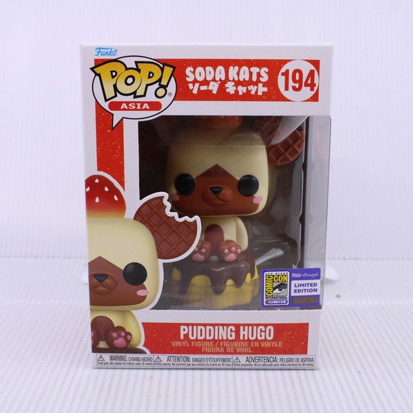 Figura Vinilo F1 Funko Pop Asia SDCC Exclusiva Soda Kats 194 Pudín Hugo