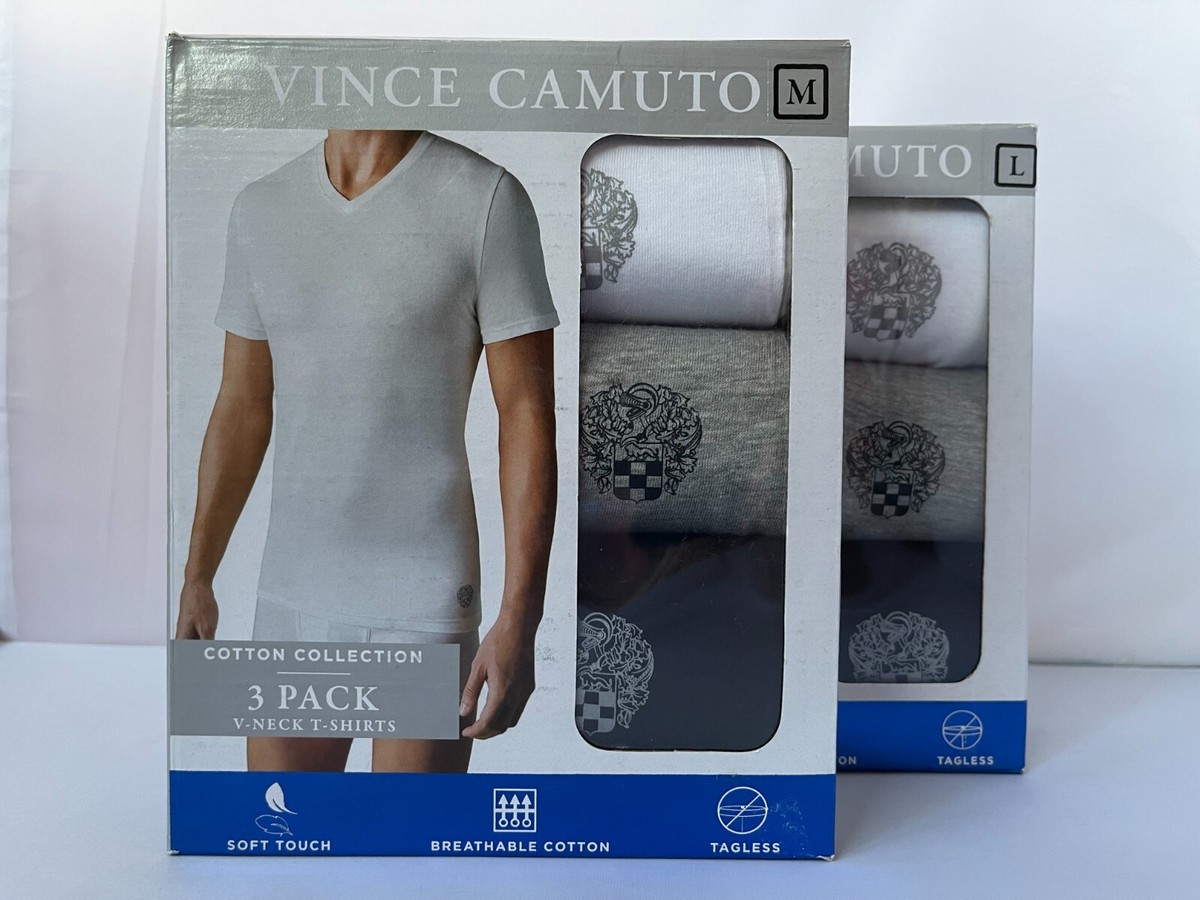 Hanes Men's Short Sleeve V-Neck T-Shirts - 3-Pack, 100% Cotton, Red Label - View #3