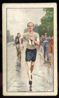 Tabakkarte, Gallaher, CHAMPIONS, ohne Bildunterschrift, 1. 1935, TW grün, läuft, #10