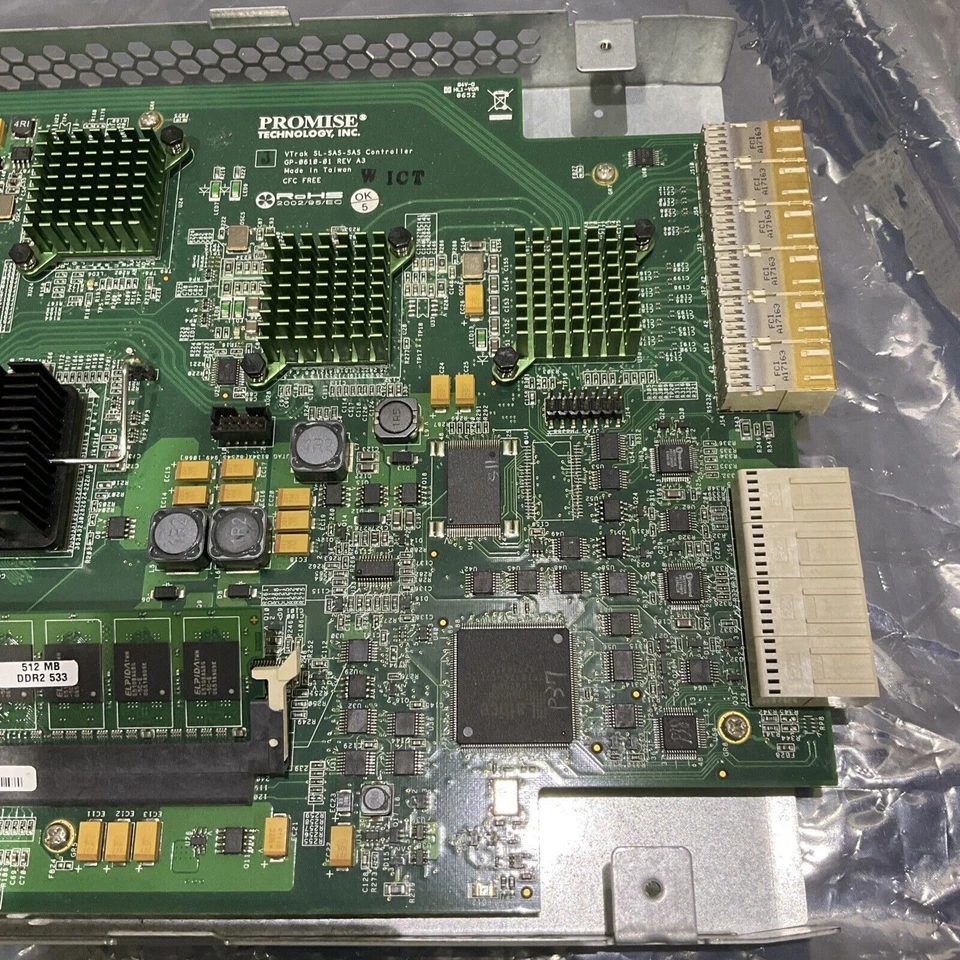 PROMISE TECHNOLOGY X10 VTRAK SL-SAS-SAS CONTROLLER GP-0610-01 R PEV A3 U3S - Image 4 of 4