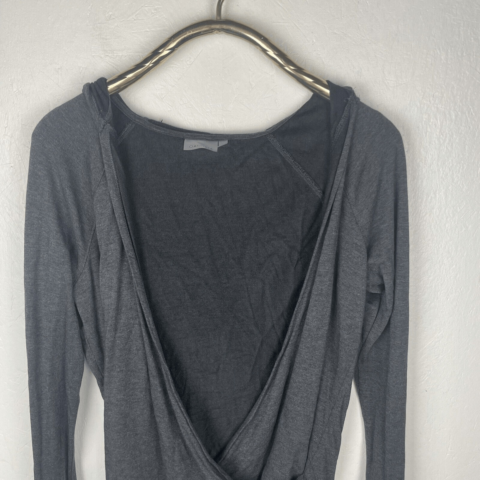 Athleta Crossover Gray Pullover Soft Sweatshirt M… - image 9