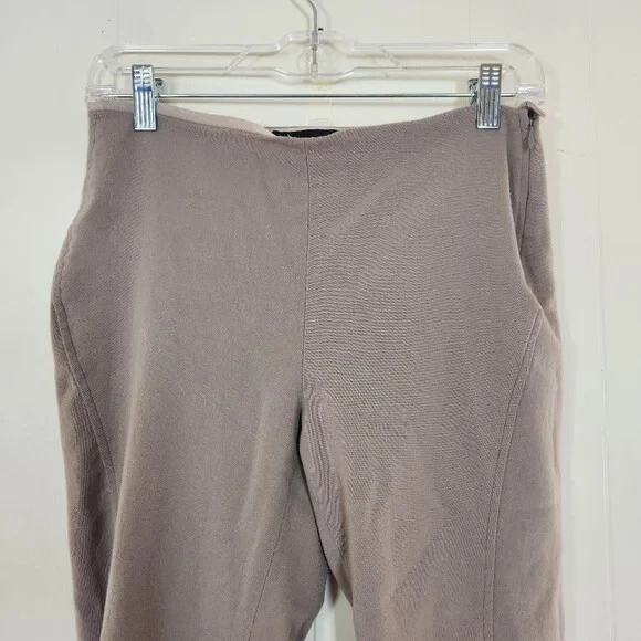 Calças equestres Ralph Lauren de lã bege etiqueta preta tamanho 8 fabricadas na Itália - Imagem 4 de 4