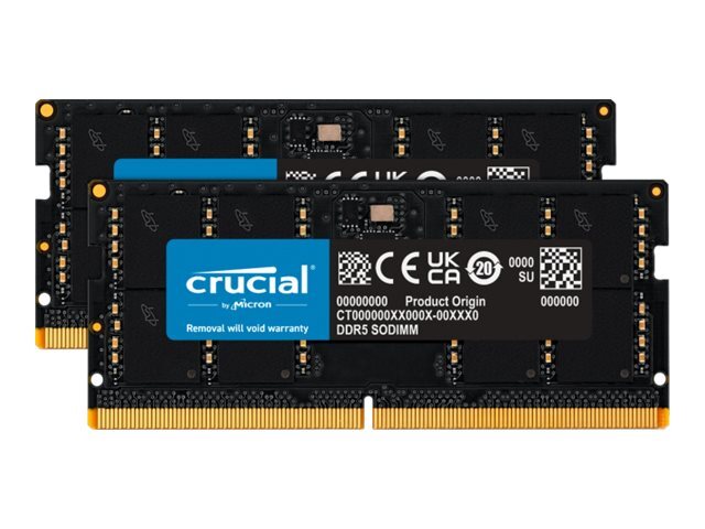 Crucial CT2K32G52C42S5 64 GB 2 x 32 GB DDR5 5200 MHz 262-pin CT2K32G52C42S5