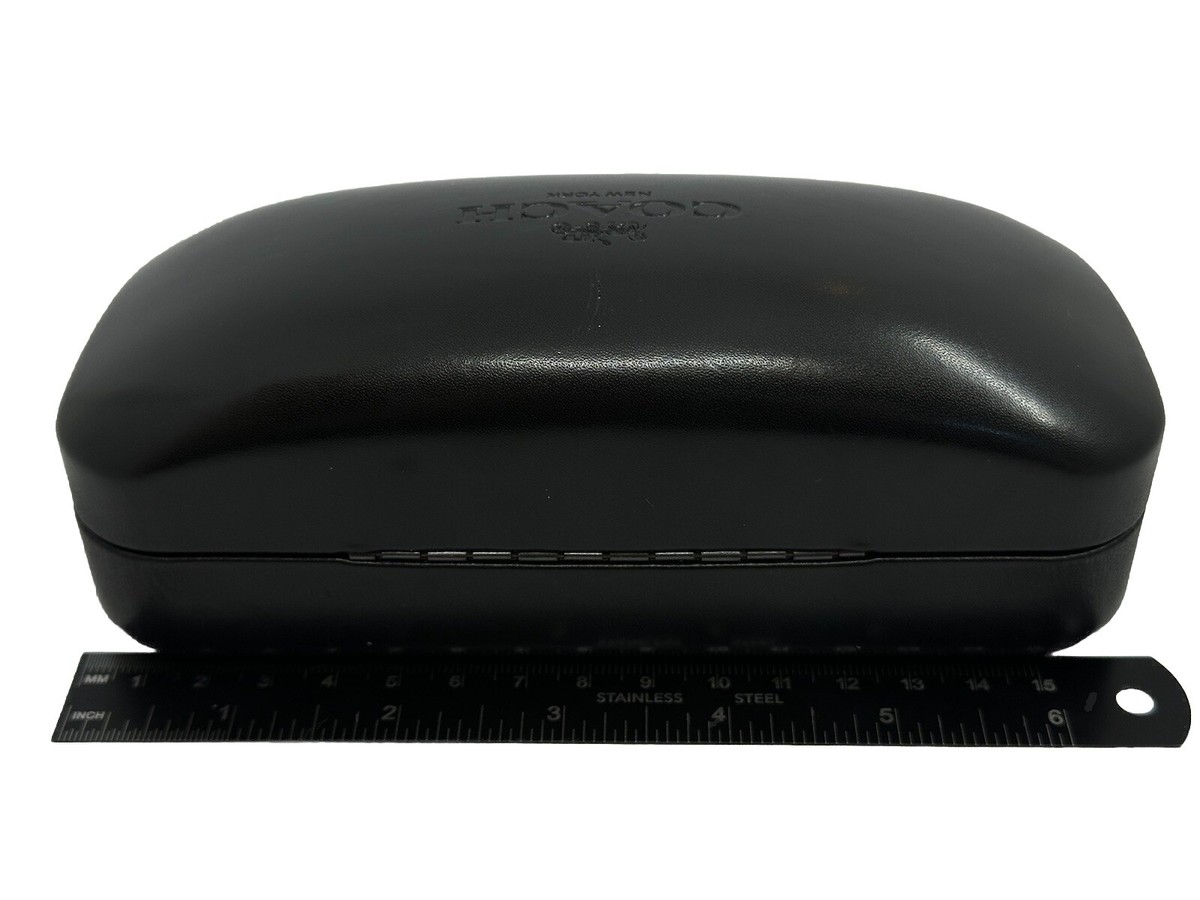 NEW Coach Black Hard Clamshell SUNGLASSES Case With 