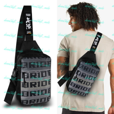 JDM Gradation Crossbody Shoulder Bride Bag With Black Mugen JDM Straps Backpack