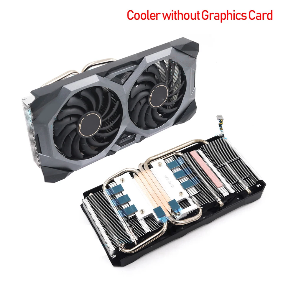 Refrigerador de placa gráfica RX5700/5700XT EVOKE/MECH 8GB 4 tubos de calor 54mm para MSI - Imagem 2 de 4
