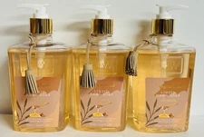 3-Pack Luxe + Willow ~ Honey Almond  Moisturizing Hand Soap 16.4 fl oz Each