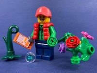 Lego® Wanderer Camper Frau Weste KäFer Pflanze Wald GlüCksklee Moc Figur Tier