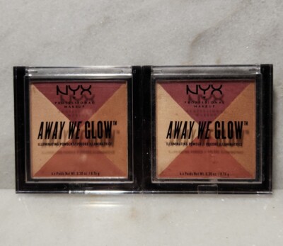 X2-NYX Professional Makeup Away We Glow Illuminating Powder AWGIP05 SUNSET BLVD