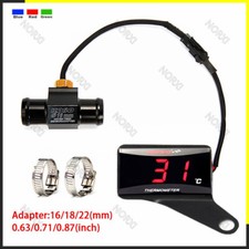 Motorcycle LCD Digital Thermometer KOSO Water Temperature Sensor Gauge Display