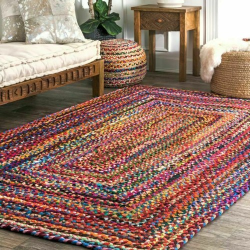 IKEA Kattrup Area Rug Flatwoven Handmade Gray 7'10