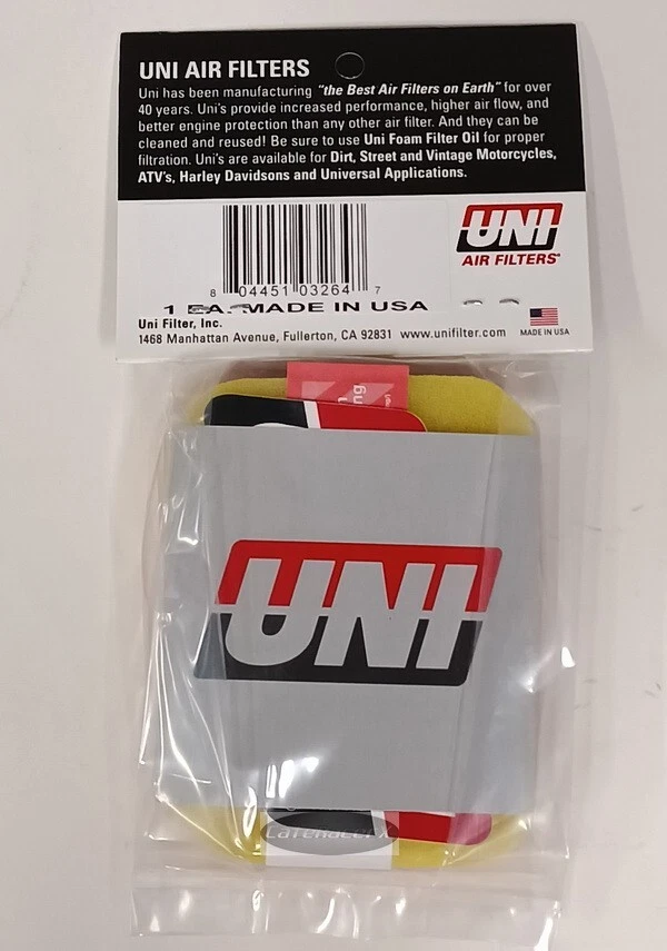 Yamaha PW50 Y-Zinger 1981-2023 Uni Air Filter Stock Air Replacement Air Filter - Image 2 of 2