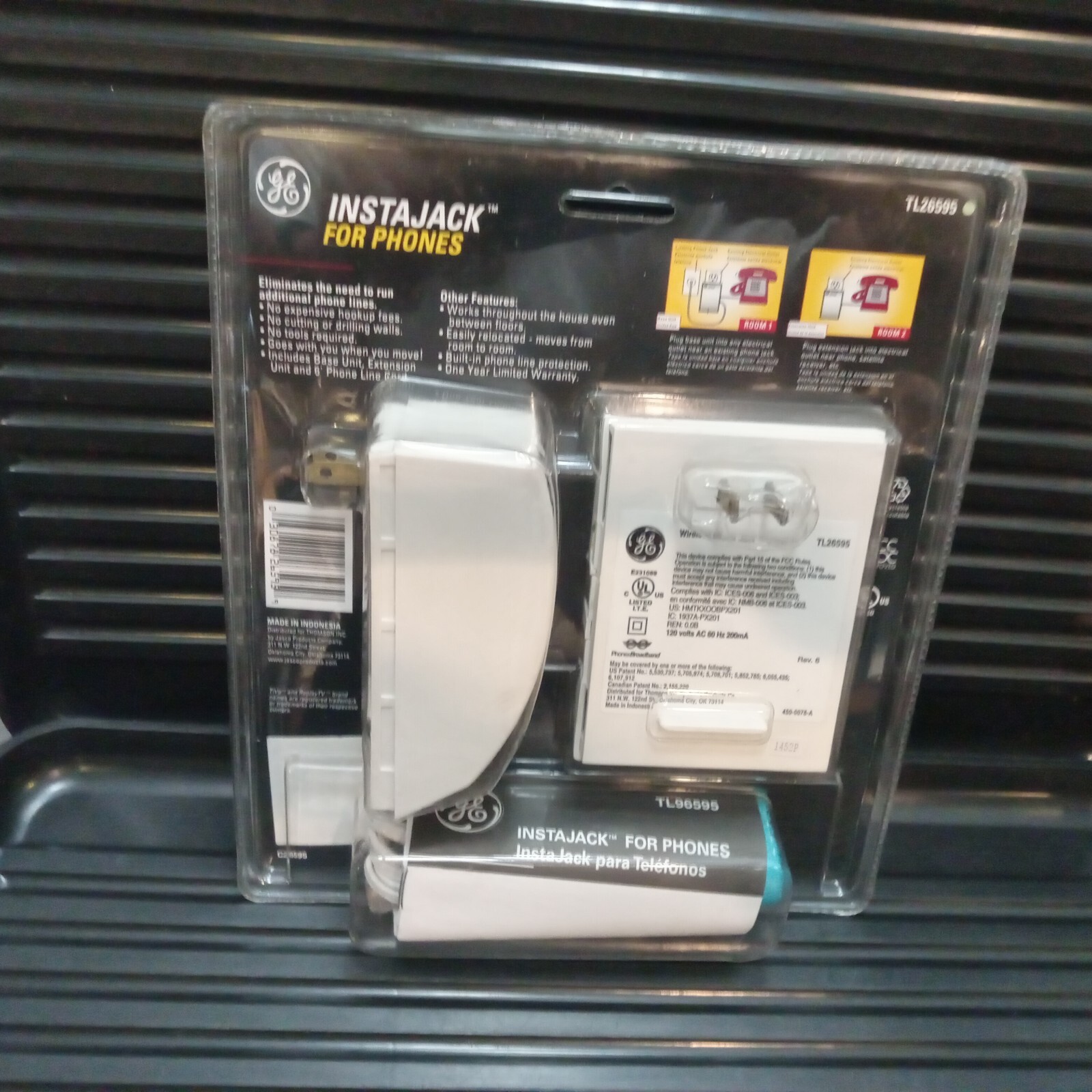 GE InstaJack TL26595 Wireless Home Business Phone Jack System Fax Machine eBay