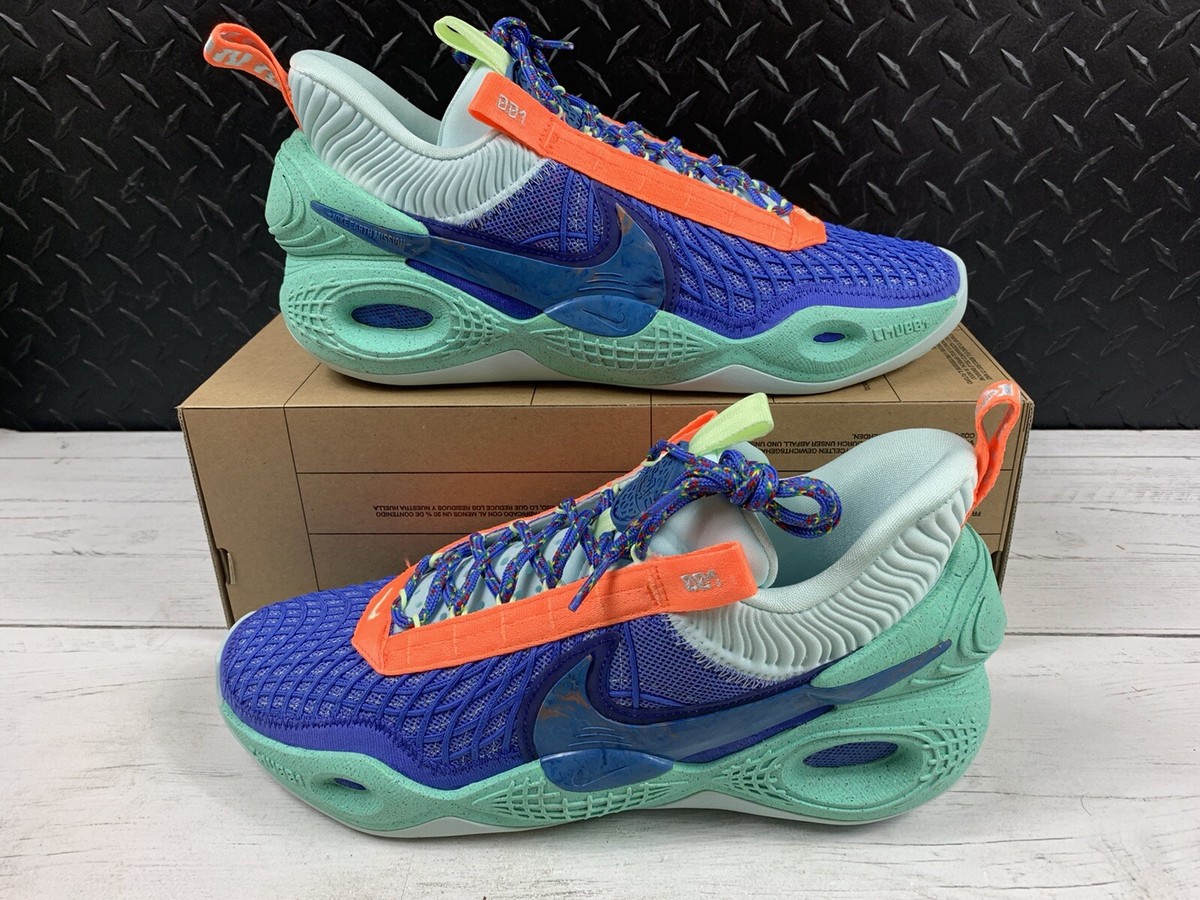 Men\'s Nike Cosmic Unity Sapphire Green Glow Amalgram DA6725-500 Used Size 9.5 Nike Cosmic Unity DA6725-500 Sapphire & Green | Mercari main image 2