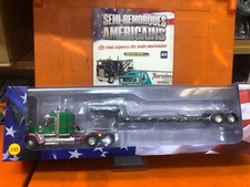 Semi-remorque 3 Essieux IXO Models - 1/43 - Jaune - Transporter