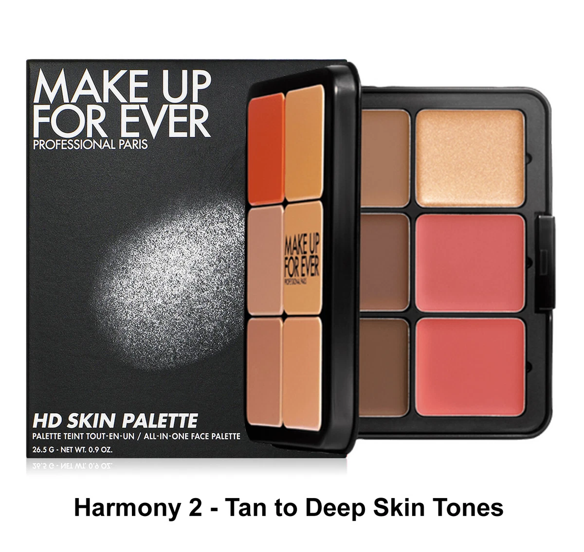 HD Skin Face Palette Harmony 2 By MAKE UP FOR EVER | 12 Shades.