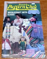 Annie's Pattern Club No. 23 Aug Sept 1984 Needlecraft with Class Slipper Sox 