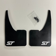 x4 Mud Flaps Ford Focus Mk2 ST ST225 Black with ST Logo - 4mm PVC MSA Rally