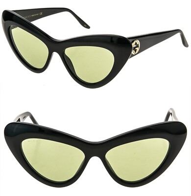 Gucci Cateye Chunky Sunglasses Cat-eye frame sunglasses in black | GUCCI® US main image 4
