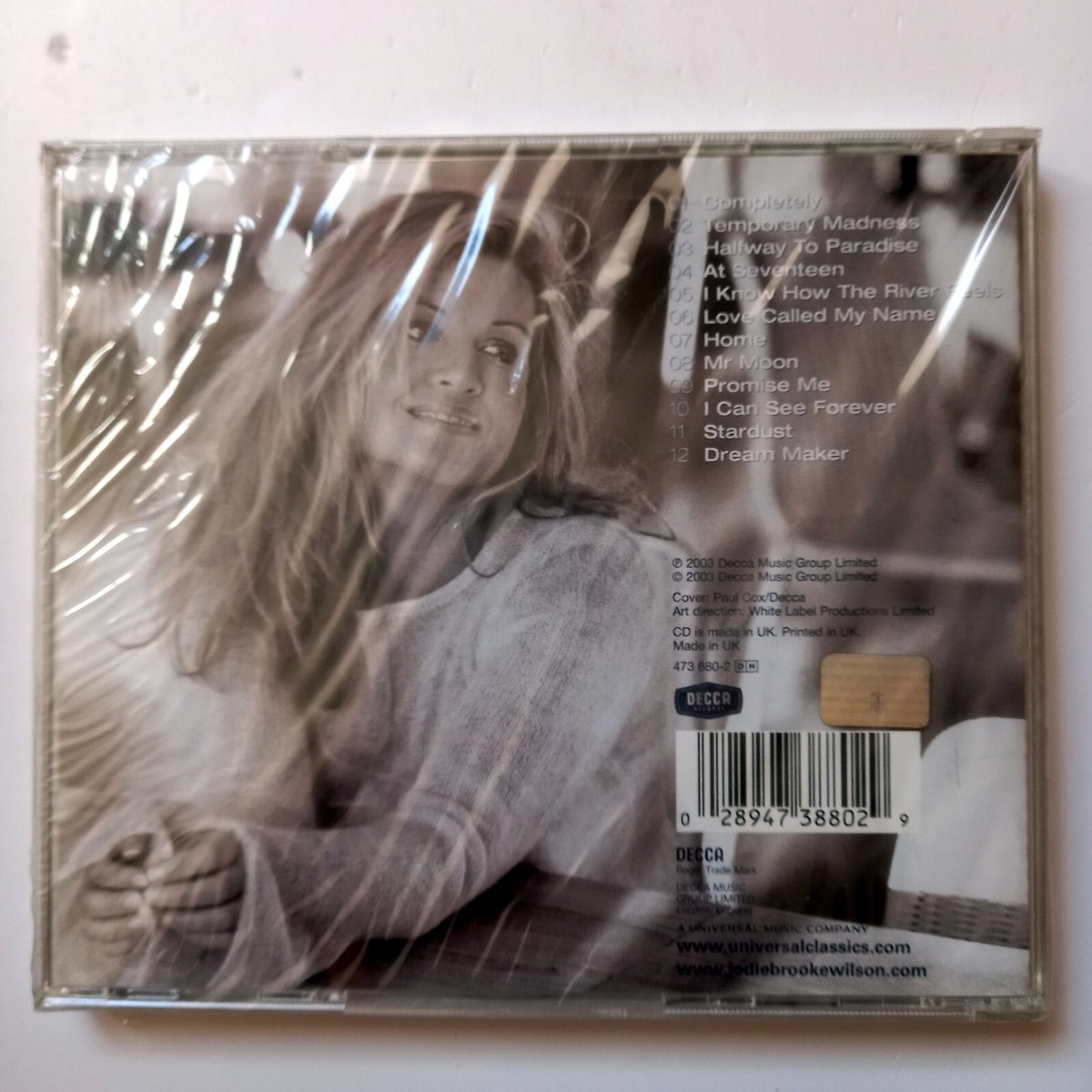 JODIE BROOKE WILSON ‎– HALFWAY TO PARADISE (2003) CD ALBUM SEALED