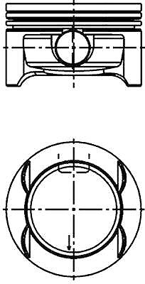 KOLBENSCHMIDT Kolben  u.a. für OPEL, VAUXHALL
