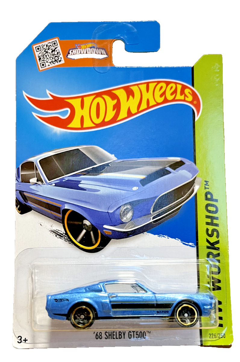 1968 FORD MUSTANG SHELBY GT500 BLUE by HOT WHEELS 1:64 HW WORKSHOP