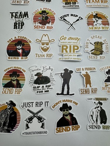 32 Yellowstone Show - Send Rip - Team Rip - Train Station Sticker Decals - Picture 3 of 6