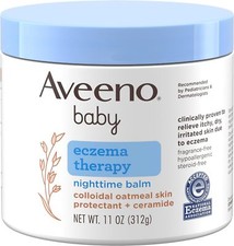 Aveeno Baby Eczema Therapy Nighttime Moisturizing Body Balm, 11 oz