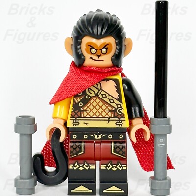 LEGO  Monkie Kid Evil Macaque Minifigure Gold & Dark Red Armour 80024 mk029