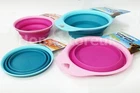 COLLAPSIBLE PET DOG PUPPY CAT ANIMAL FOOD FEEDING DISH WATER BOWL TRAVEL OUTDOOR