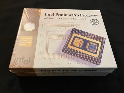 Intel Pentium Pro Processor 180MHz CPU Sealed Retail Boxed