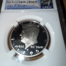 1995 S Silver Kennedy Half Dollar Proof PF69 Ultra Cameo