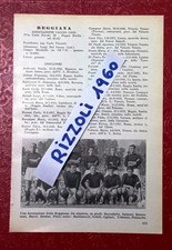 SAMBENEDETTESE-REGGIANA PAGINA/RITAGLIO da ALMANACCO CALCIO RIZZOLI 1960