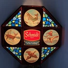 Vintage Schmidt Beer Panorama Light Up Sign