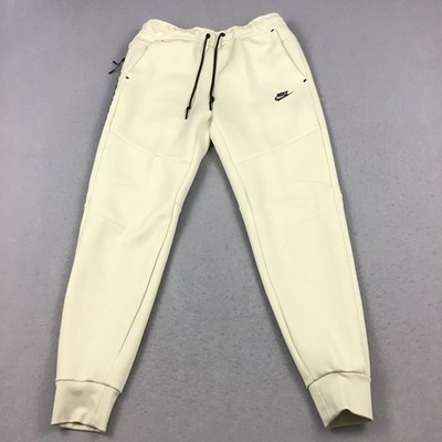 Nike Pants Men Medium Beige Tech Fleece Tapered Jogger Slim Fit Drawstring M