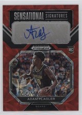 2023-24 Panini Prizm Draft Picks Choice Red 11/40 Adam Flagler #SS-AFG Auto 14rh