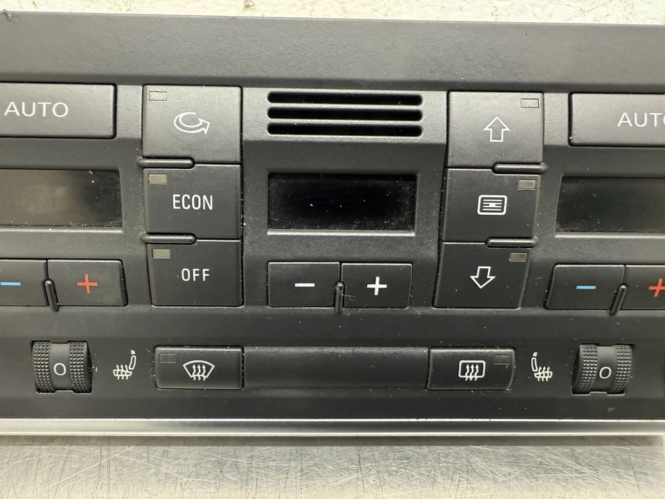 Audi S4 RS4 B7 Double Din Climate Heater Control Panel 8E0820043BK 2006 - Image 4 of 4