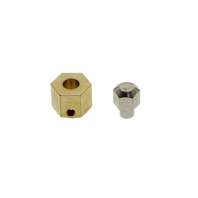 4Pcs Brass 12MM Wheel Hex Extended Adapter For Axial SCX10 III AXI03007 RC Car e