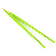 Junior Drumsticks Green 33cm 1.3cm Diameter Olive Tip Kids Professional Robust