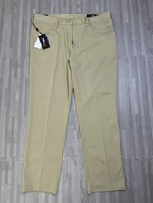 RLX Ralph Lauren Golf Performance Pants Mens Size 38 x30 Khaki Tailor-Fit 125
