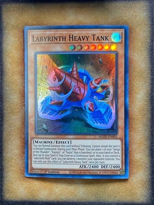 Yugioh Labyrinth Heavy Tank MAZE-EN001 Super Rare 1st Ed NM