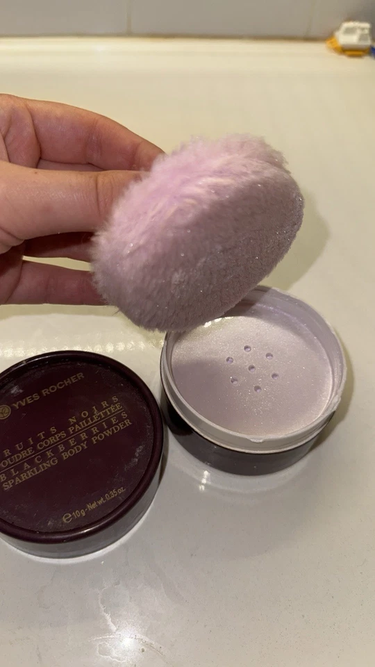 Polvo corporal brillante Yves Rocher Blackberries raro Foto 2 de 2