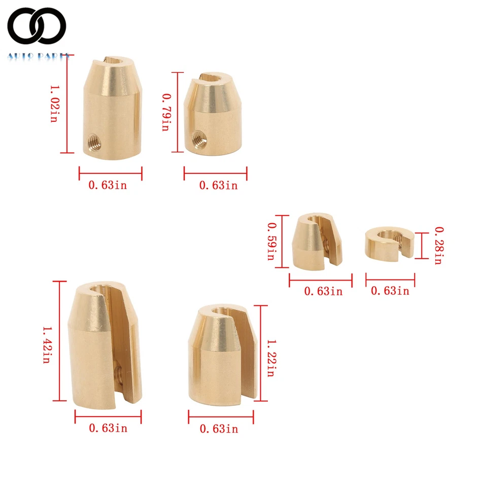 Paquete de 12 pesos de equilibrio de radios de rueda de latón reutilizables universales para motocicleta Foto 2 de 4