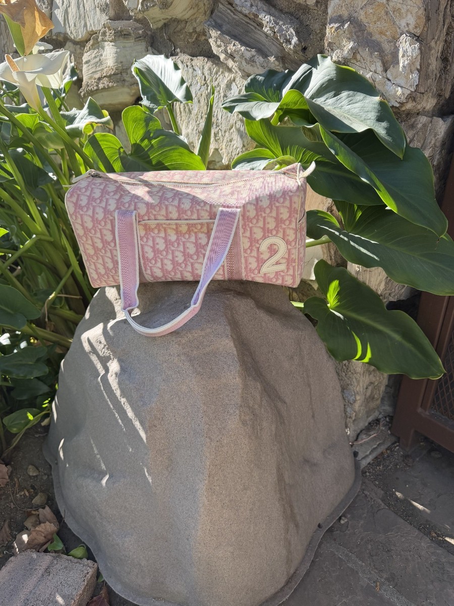 Christian Dior Pink Trotter Girly Boston Bag - Good Condition